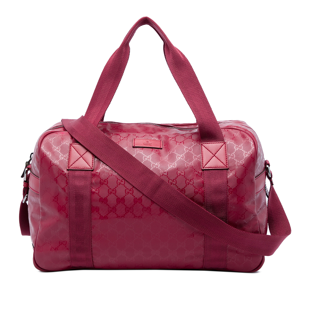 Pre-Loved Gucci Large GG Imprime Duffle Bag